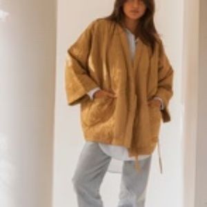 Mes Demoiselles Quartz Kimono Jacket Camel Size 1